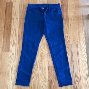 Royal blue jeggings